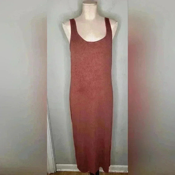 Victoria's Secret Rib Knit Maxi Dress NWT New Size Large - Picture 1 of 11